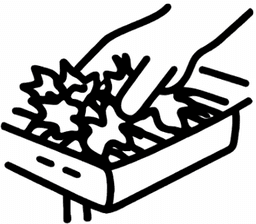 Gutter cleaning icon